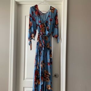 Jodifl maxi wrap dress